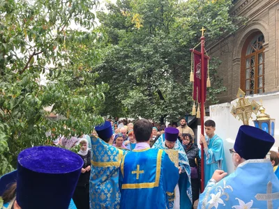 Настоятель собора принял участие в престольном празднике Покровского храма Самарканда