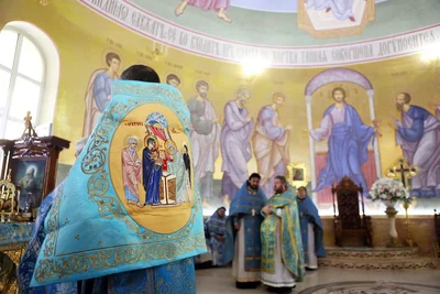 Настоятель собора сослужил митрополиту Викентию в соборных богослужениях духовенства епархии