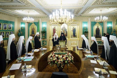 Митрополит Викентий на Синоде РПЦ (июль 2025)