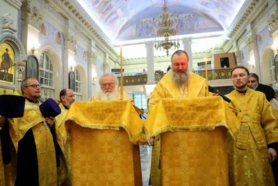 Настоятель собора сослужил митрополиту Викентию на торжествах 65-летия со дня преставления святителя Луки Крымского