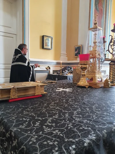 В Свято-Алексиевском соборе освятили коливо в память великомученика Феодора Тирона