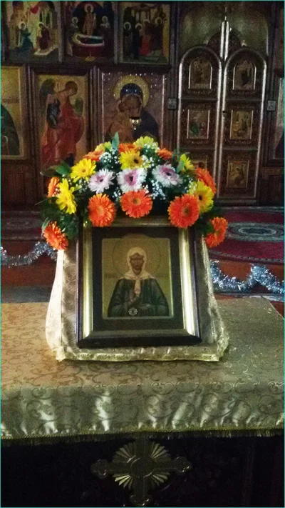 Икона блаженной Матроны Московской с частицей мощей принесена в Свято-Алексиевский собор