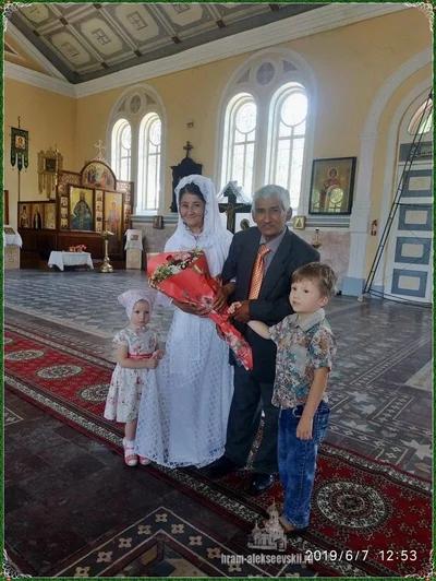 Венчание тружеников собора Бориса и Галины