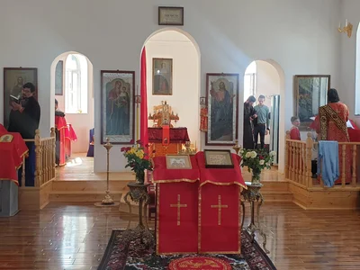 Владыка Викентий возглавил богослужение в храме Покрова Пресвятой Богородицы в Денау