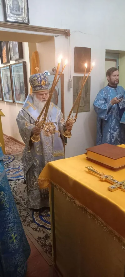 Архипастырский визит завершился богослужением в храме равноапостольного князя Владимира Каттакургана