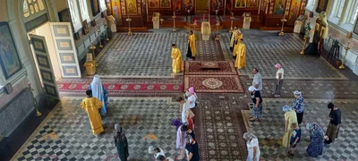 Митрополит Викентий посетил Свято-Алексиевский собор накануне Рождества Иоанна Предтечи