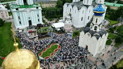 Митрополит Викентий принял участие в торжествах 600-летия обретения мощей преподобного Сергия Радонежского