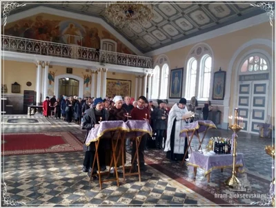 В нашем храме прошло Таинство Соборования