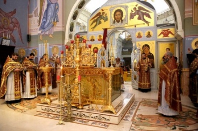 Новогодняя ночь в главном храме епархии