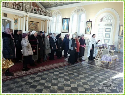 В соборе прошел молебен на Новый год
