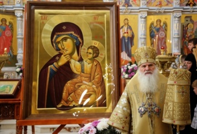 В Ташкент доставлена икона Божией Матери «Отрада и Утешение»