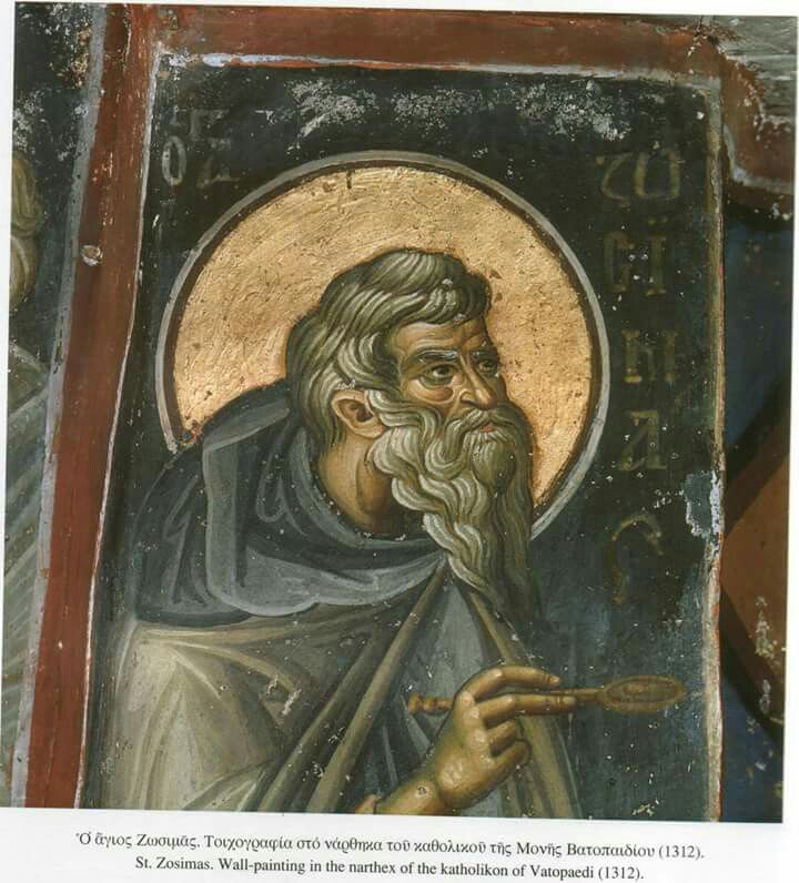 ОШИБКА: подписана «St. Zosimas» — прп. Зосима, не Авраамий Арвильский