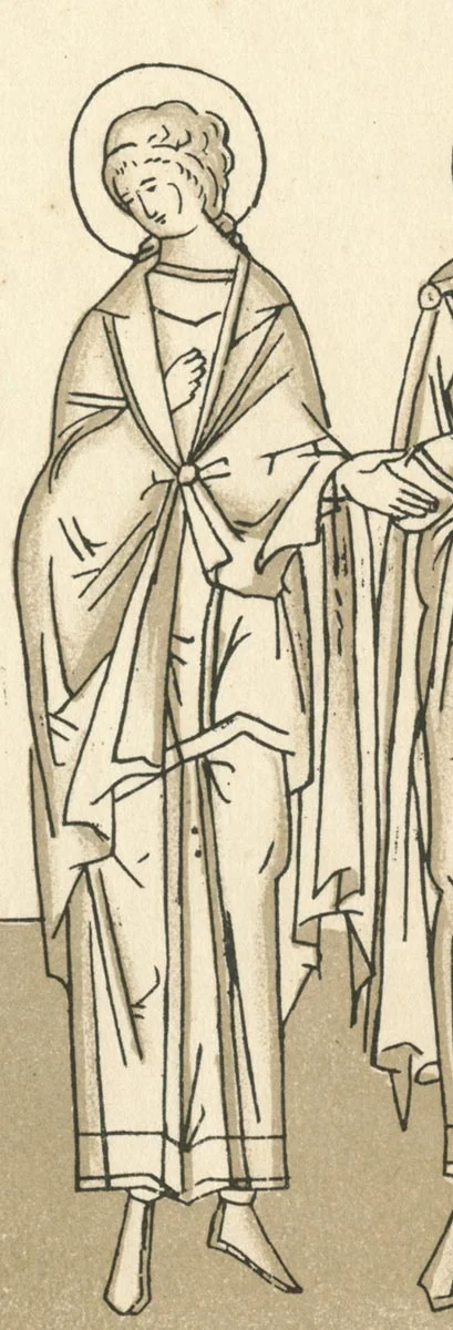 Фрагмент строгановского лицевого иконописного подлинника (кон. XVI - нач. XVII в.), без явной подписи с именем