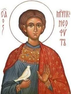 Икона с надписью «МЧК НЕОФИТЪ»