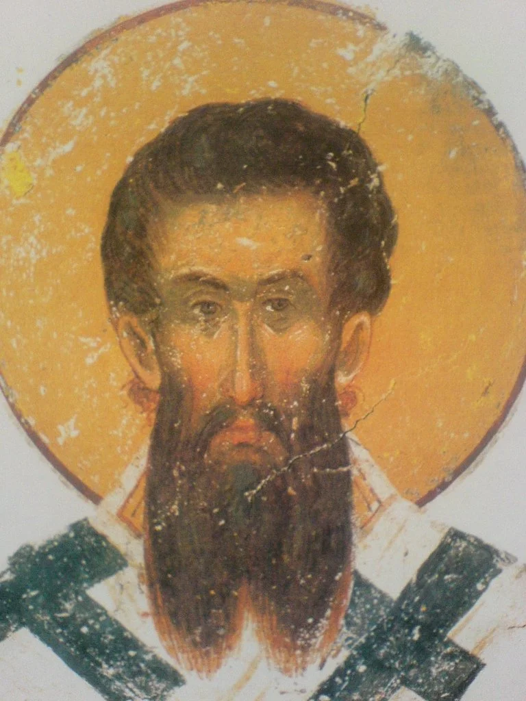 Карандашный эскиз с надписью «пр. Григорий» в группе преподобных — не позволяет определить, к какому именно из нескольких Григориев, связанных с Ватопедом, относится изображение