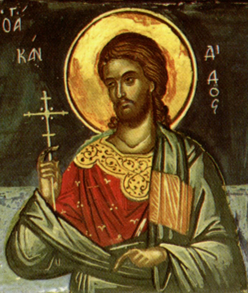 Икона с надписью «Ὁ ΑΓ. ΚΑΝΔΙΔΟΣ» («Св. Кандид»)