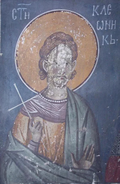 Фреска без разборчивой надписи