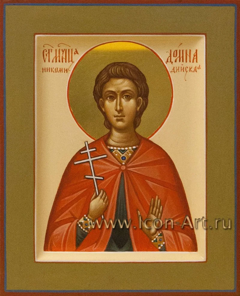 Икона с подписью «СТМЦА ДОМНА НИКОМИДИЙСКАЯ»