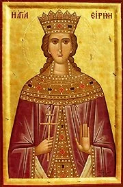 Икона с подписью «ΕΙΡΗΝΗ»