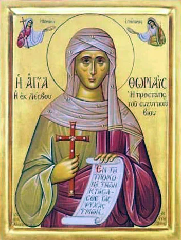 Righteous Thomais of Lesbos