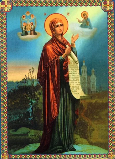 Боголюбская икона Божией Матери