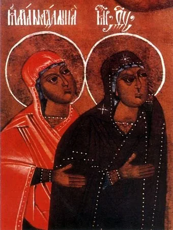Икона «Богоматерь и Мария Магдалина»