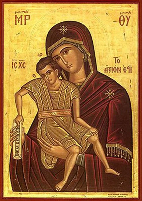 Икона Божией Матери «Достойно есть» («Милующая»)