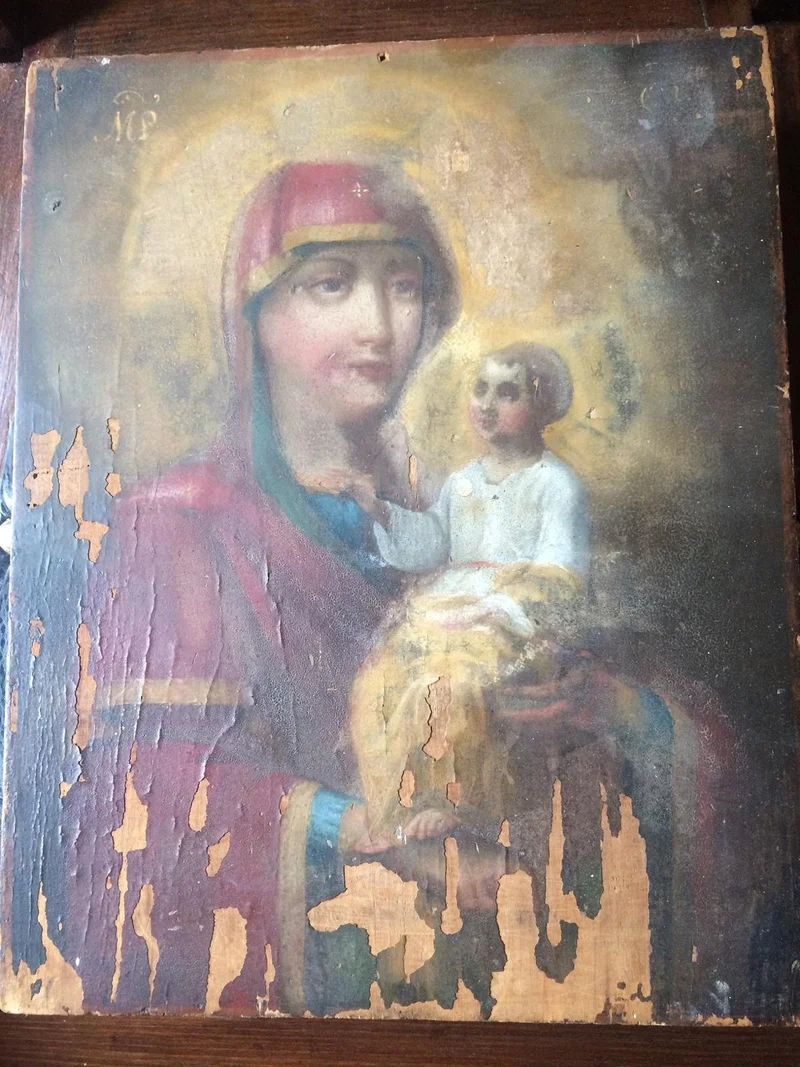 Смоленская Новгородская икона Божией Матери «Одигитрия»