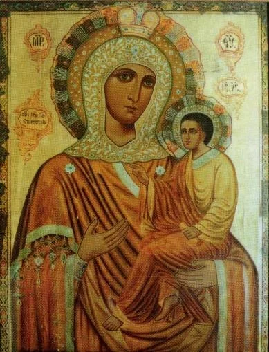 Старорусская икона Божией Матери