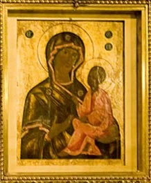Тихвинская икона Божией Матери в Исаакиевском соборе