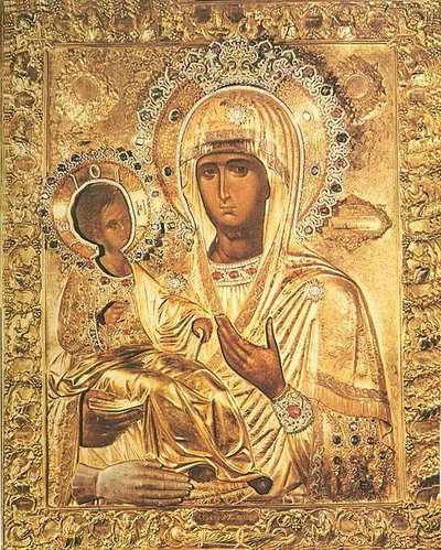Икона Божией Матери «Троеручица»