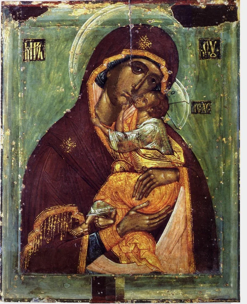 Соловецкая икона Божией Матери «Умиление»