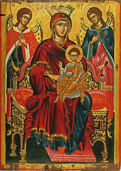 Икона Божией Матери «Всецарица» (Пантанасса)