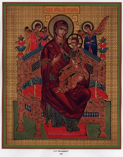 Икона Божией Матери «Всецарица» (Пантанасса)